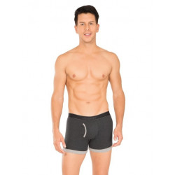 JOCKEY BLACK MELANGE & GREY MELANGE FASHION TRUNK - STYLE 1017