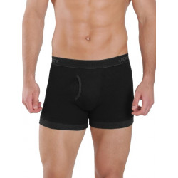 JOCKEY BLACK & BLACK MELANGE FASHION TRUNK - STYLE 1017