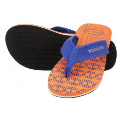 WOODLAND ORANGE CASUAL SLIPPERS FOR MEN