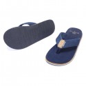 WOODLAND NAVY AND CAMEL CASUAL SLIPPERS FOR MEN