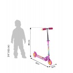 DISNEY PRINCESS FUN & SHINY 3 WHEEL SCOOTER PINK