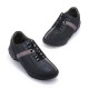 WOODLAND BLACK CASUAL SHOES