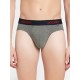 Men's Brief with Extended Waistband - Mid Grey Melange