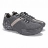 WOODLAND BLACK CASUAL SHOES