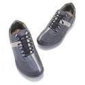 WOODLAND BLACK CASUAL SHOES