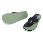 WOODLAND BLACK AND OLIVE SLIPPER FOR MEN