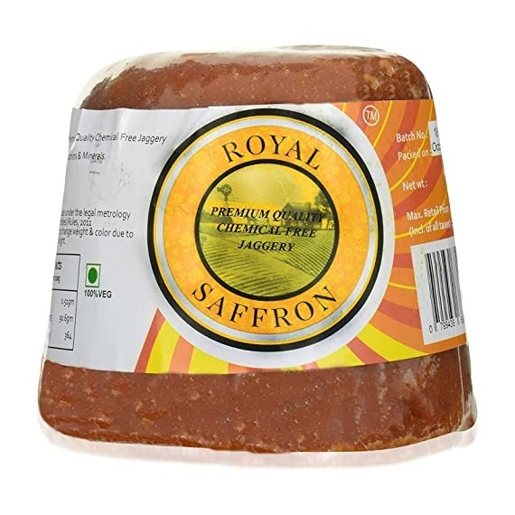 ROYAL SAFFRON PREMIUM NATURAL JAGGERY BOX (1KG X 18 PCS)