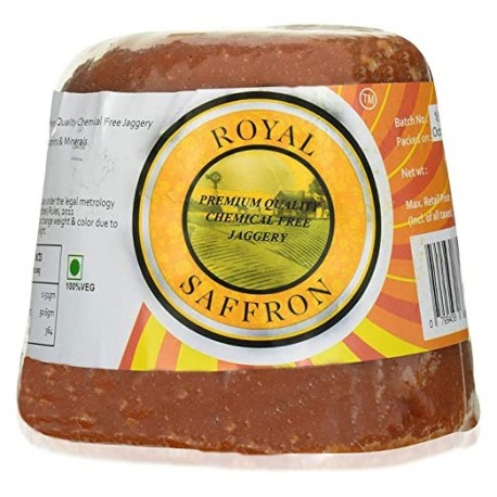 ROYAL SAFFRON ORGANIC JAGGERY : 1KG