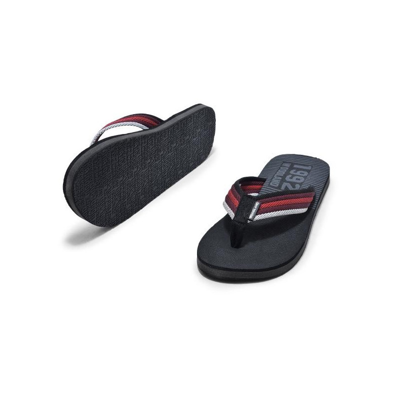 WOODLAND BLACK FLIPFLOP FOR MEN WOODLAND SLIPPERS WOODLAND FLIP