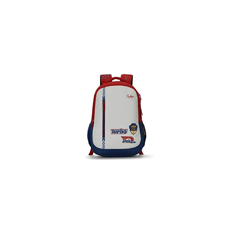 skybags turbo white backpack figo extra 02