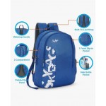 SKYBAGS BRAT AZURE BLUE CASUAL BACKPACK