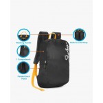 SKYBAGS RAGER 01 BLACK BACKPACK