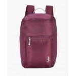 SKYBAGS MAROON BACKPACK WITH PLACEMENT BRAND PRINT