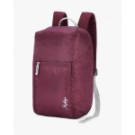 SKYBAGS MAROON BACKPACK WITH PLACEMENT BRAND PRINT