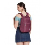 SKYBAGS MAROON BACKPACK WITH PLACEMENT BRAND PRINT
