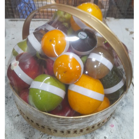 ASSORTED FRUITS GIFT BASKET 