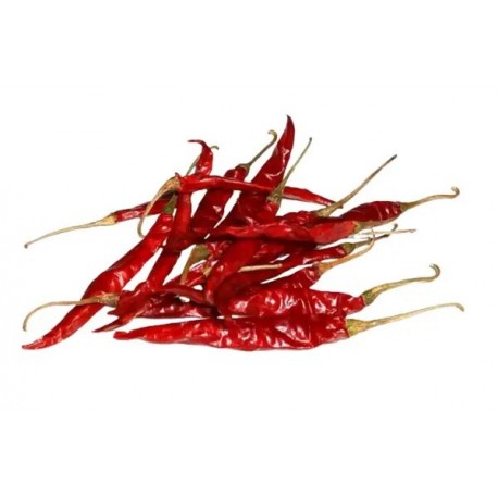 GUNTUR WHOLE RED MIRCHI - NATURAL RED CHILLI : PACK : NO : 1 : 1KG
