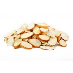 FRESHLY SLICED ALMONDS : 1KG