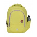 WIKI GIRL 2 COATED SCHOOL BAG - GREEN