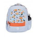 WIKI GIRL 2 COATED SCHOOL BAG - GREEN